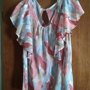 Flutter Sleeve Top